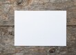 © BiVn - Blank Paper on Rustic Wood Background