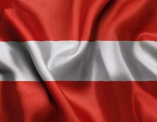 Flag of Austria. Fabric texture of the flag of Austria.