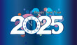 © Ali - 2025 Happy New Year luxurious Greeting template 2025 Vector