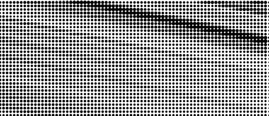 Abstract halftone wave dotted background. Halftone grunge pattern with square. Vector halftone modern pop art twisted texture for poster, cover, business card, postcard, art label layout, sticker.