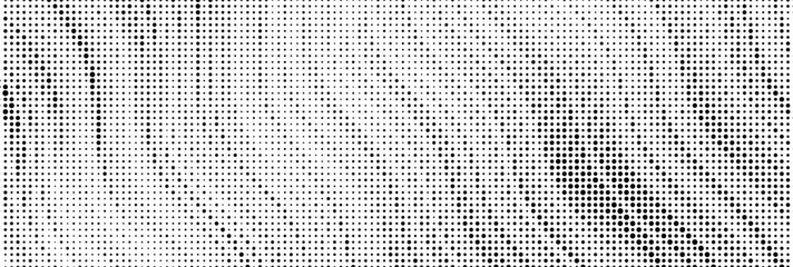 Abstract halftone wave dotted background. Halftone grunge pattern with square. Vector halftone modern pop art twisted texture for poster, cover, business card, postcard, art label layout, sticker.