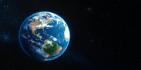 Wall Mural - stunning high resolution earth image global view planet earth night space background
