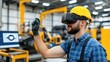 © PJ Gallery - VR Training: Factory Worker using Virtual Reality Headset