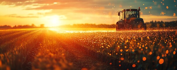 Aufkleber - A farmer using AIpowered technology on a tablet to analyze data, monitor crops, and control automated systems in a smart farming network for modern agricultural innovation