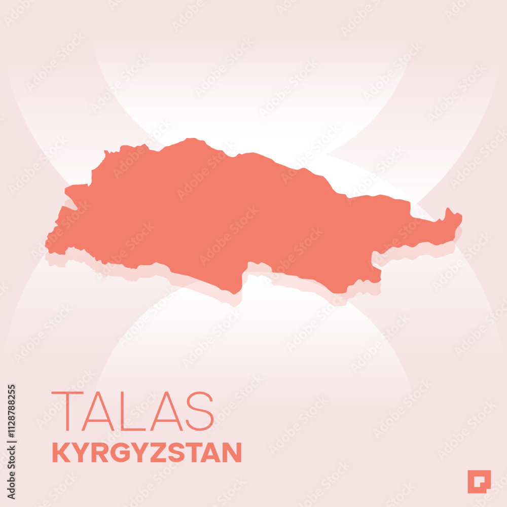 Talas vector map, Vector map of Talas, editable eps, AI files, Vector ...