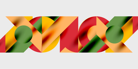 Aufkleber - Vibrant abstract background circles with smooth gradients, creating a dynamic and modern design. Ideal for creative, tech, or contemporary-themed projects