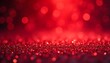 © Kromstar Studios - Sparkling red glitter background with blurred bokeh lights