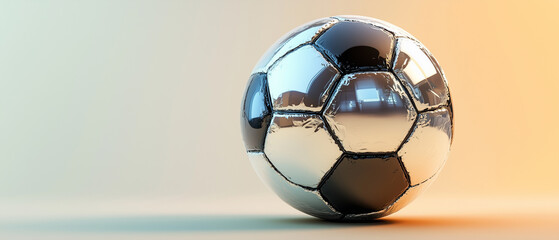 Chrome Soccer Ball.