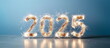 © killykoon - year 2025 background. Fireworks of 2025. Festive party and new opening feel.