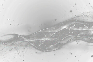 Wall Mural - png light effect of wind air flow light background waves.