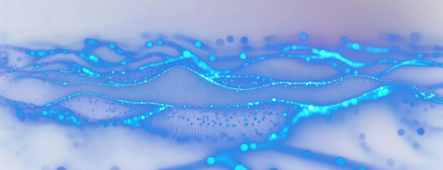 Wall Mural - png abstract digital background blue technology abstract.