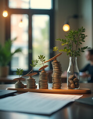 investment value is directly linked to business profit and a clear vision for future success drives 
