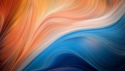 Wall Mural - horizontal colorful abstract wave background with dark salmon burly wood and strong blue colors can 