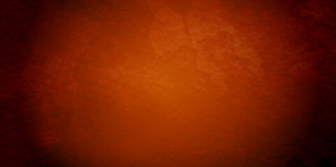 Wall Mural - Abstract  orange and red acrylic paper watercolor surface canvas wall light grunge art sky colorful texture background.