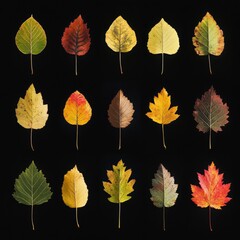 Aufkleber - Autumn leaves