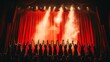 © KarpenArt Studio - Silhouettes of Joy: A Symphony of Red on Stage