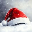 © B8stock - Santa Hat in the Snow