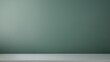 © Noppakun - Minimalistic and Modern Green Wall with Clean Surface, Ideal for Product Display, Home Decor, or Interior Design Projects in Contemporary Style