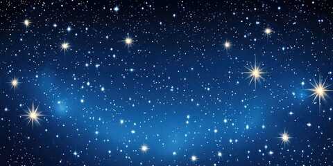 Wall Mural - Vivid Galaxy Scene: Captivating Stardust and Luminous Stars Shining Across the Cosmic Night Sky