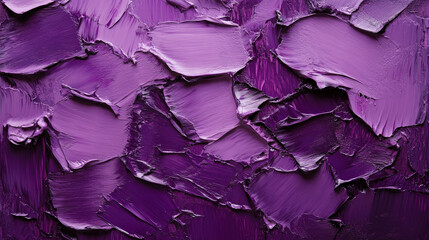 Poster - Richly textured purple layers create an abstract composition, showcasing artistry in a contemporary creative workspace