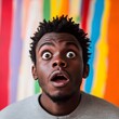 © Jakub - A man with eyes wide open showing amazement and curiosity