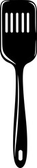 Wall Mural - Spatula or slotted turner SVG- kitchen utensil vector