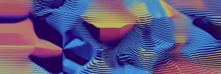 Poster - a colorful abstract background with a pattern