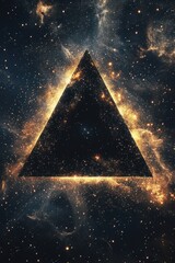 Wall Mural - galaxy with triangle