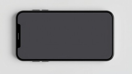 Wall Mural - smartphone with four square post layout mockup on screen, innovation, display, screen