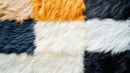 collection of raw fur swatches showcasing textures and natural patterns