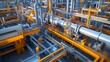 © Monchisa - Digital Twin Model of Production Line, showcasing real-time data integration, operational efficiency, and enhanced decision-making in a smart factory setting