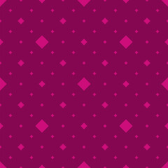 Wall Mural - Simple minimal seamless pattern. Cute vector pink and maroon color geometric texture with small rhombus shapes, diamonds, squares, dots. Stylish basic background. Repeating design for decor, textile