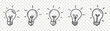 © Anton - doodle bulb idea icon set