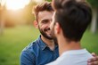 © SimpleDesignStudio - Romantic Moment in the Park: Love, Connection, and Happiness