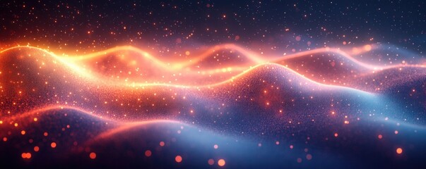 Abstract Digital Background for Technology AI Neural Networks Data Transfer Encryption Multimedia Graphic Design