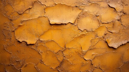 Textured golden brown wall with cracked surface