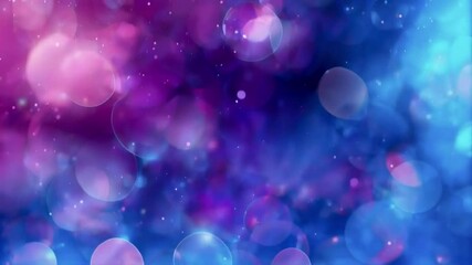 Wall Mural - abstract bokeh effect with blue and purple gradient
