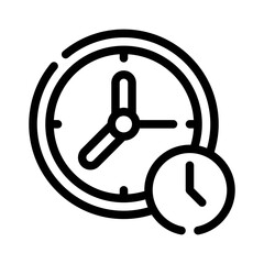 hourly line icon