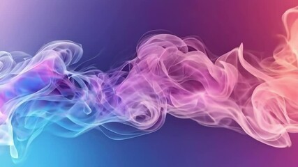 Wall Mural - transparent smoke effect with elegant gradient colors