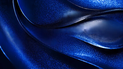Wall Mural - dark azure abstract sapphire