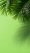 © share - Green Palm Leaf Background Illustration