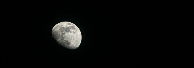 Wall Mural - full moon in the night sky.