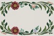 © Michael - Custom Drawn Decorative Borders with Floral Accents and Leafy Frames
