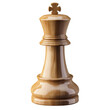 © Luu - Single wooden chess piece on transparent background