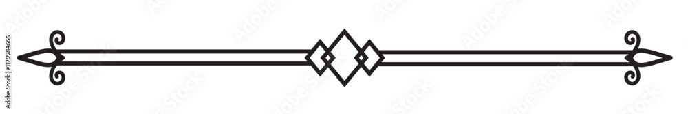 Vintage decorative lines. text dividers. Line border. Lines separators ...