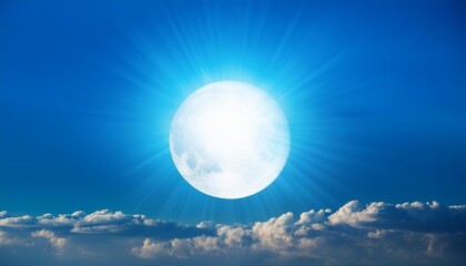 Wall Mural - moon and clouds