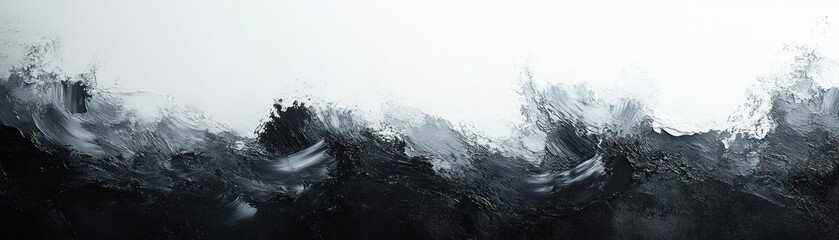 Fototapete - Modern Grayscale Wood Texture Abstract Background