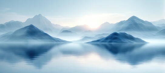 Leinwandbilder - Minimalist Abstract Gradient Background with Soft Textures and Monochromatic Tones