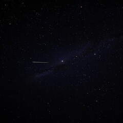 Wall Mural - Breathtaking view of celestial event with shooting stars, meteoric display, astronomical photography, meteorite impacts, cosmic night
