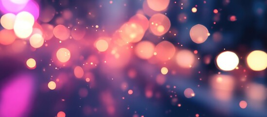 Wall Mural - colorful bokeh background with soft light spots creating a festive and magical atmosphere suitable f